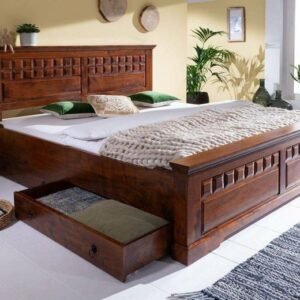 Discover the Versatility of the Block Bed King Size with Trolley Storage