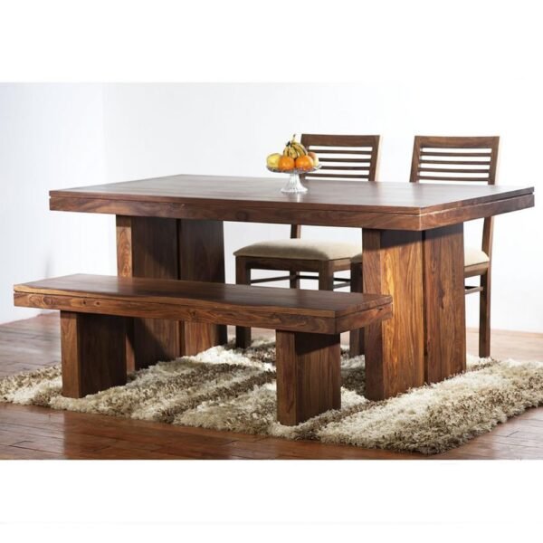 wooden dining table