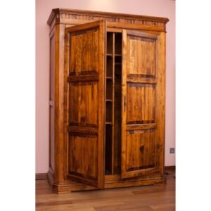 wooden wardrobe