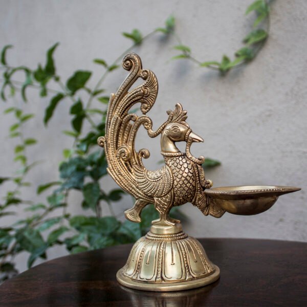 brass diya antique