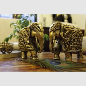 Gajantlaxmi Elephnats Brass -0