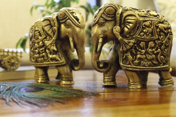 Gajantlaxmi Elephnats Brass -393