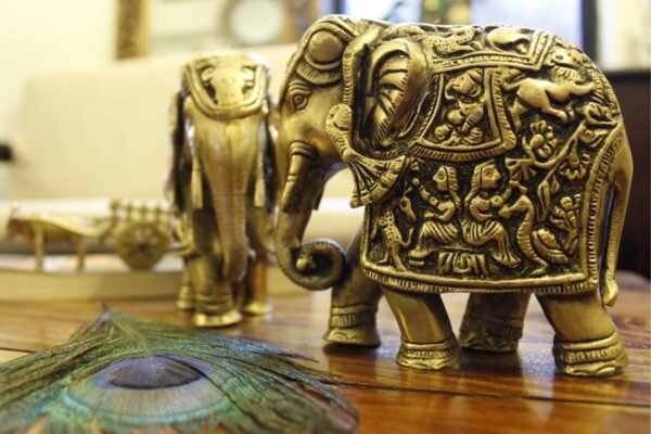 Gajantlaxmi Elephnats Brass -387