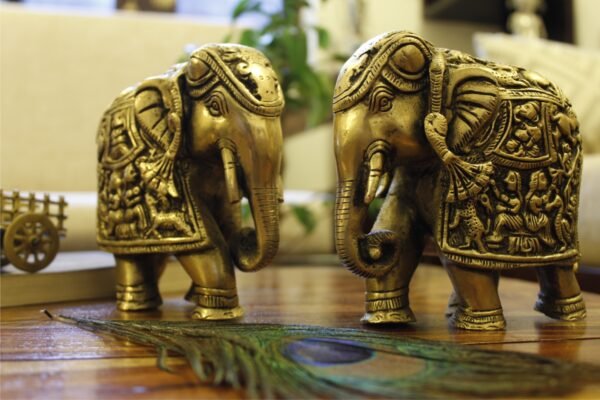 Gajantlaxmi Elephnats Brass -394