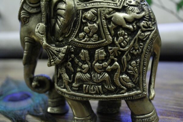 Gajantlaxmi Elephnats Brass -389