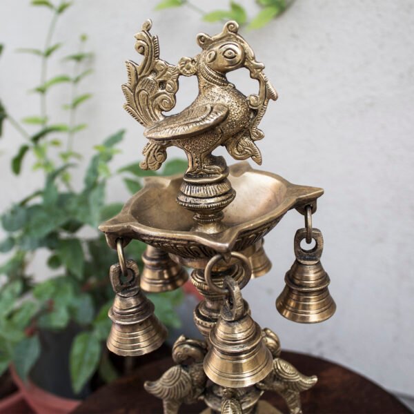 brass diya