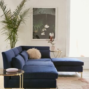 ALEXA Sectional Velvet Sofa-0