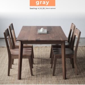 wooden dining table