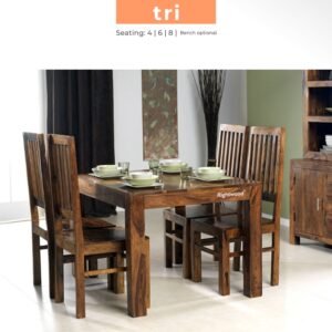 wooden dining table