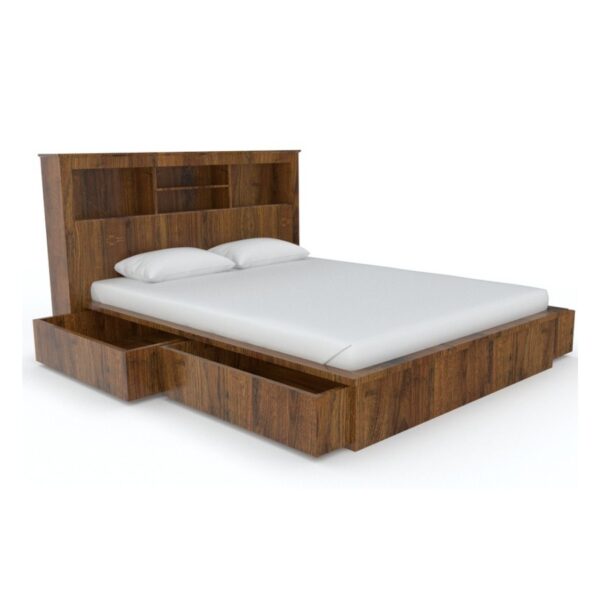 CARDIFF Double bed with Storage - RWDBCARFH-57-0
