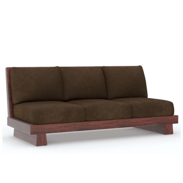 Low Seating Sofa 3+2+1 Set Walnut-34