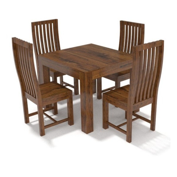 Cube Dining Set Four Seater-0