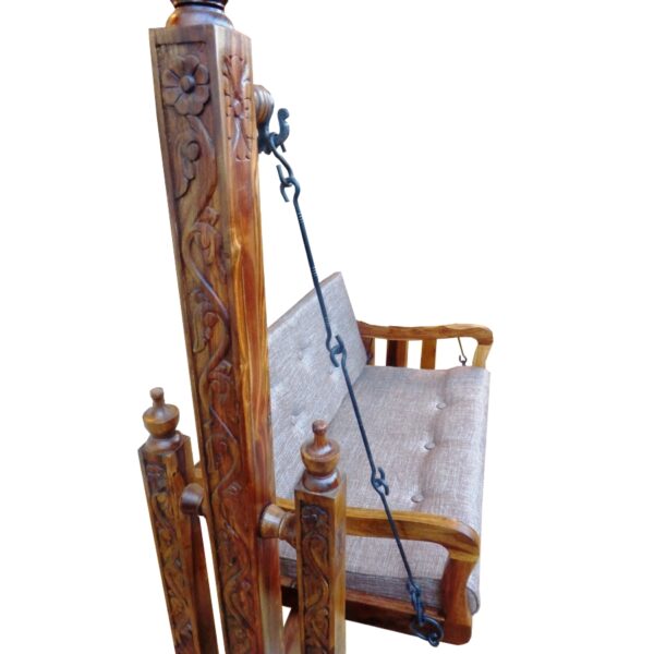 wooden swing jhoola carved -0