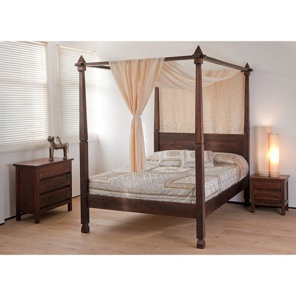Four Poster Bed without Storage matt finish-0 Four Poster Bed without Storage matt finish-0