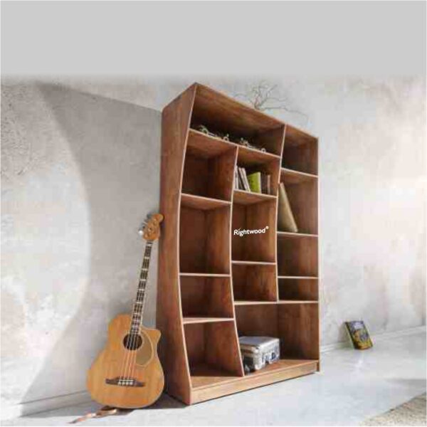 bookshelf live edge wooden NEST