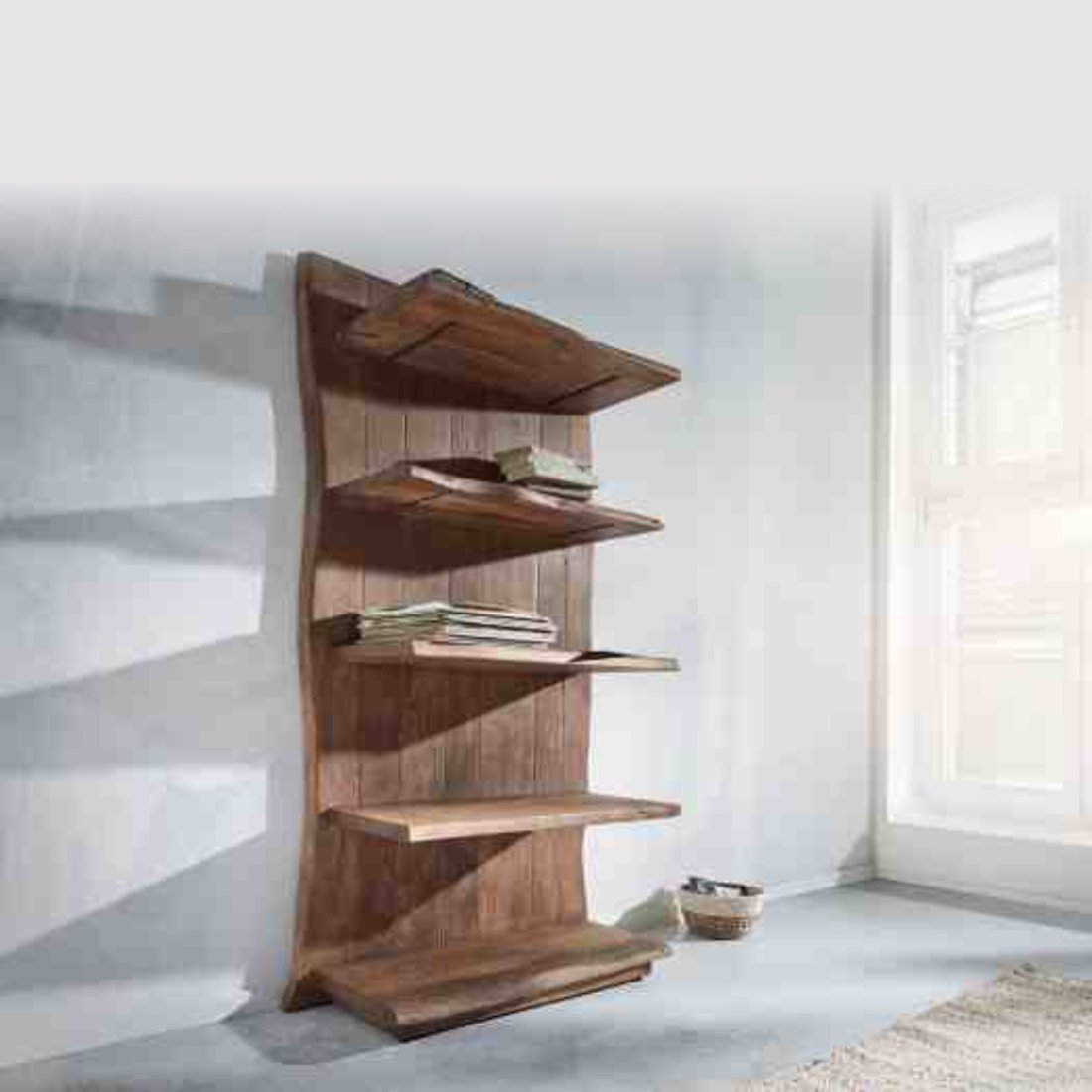 ROA- Live Edge Bookshelf-0 ROA- Live Edge Bookshelf-0