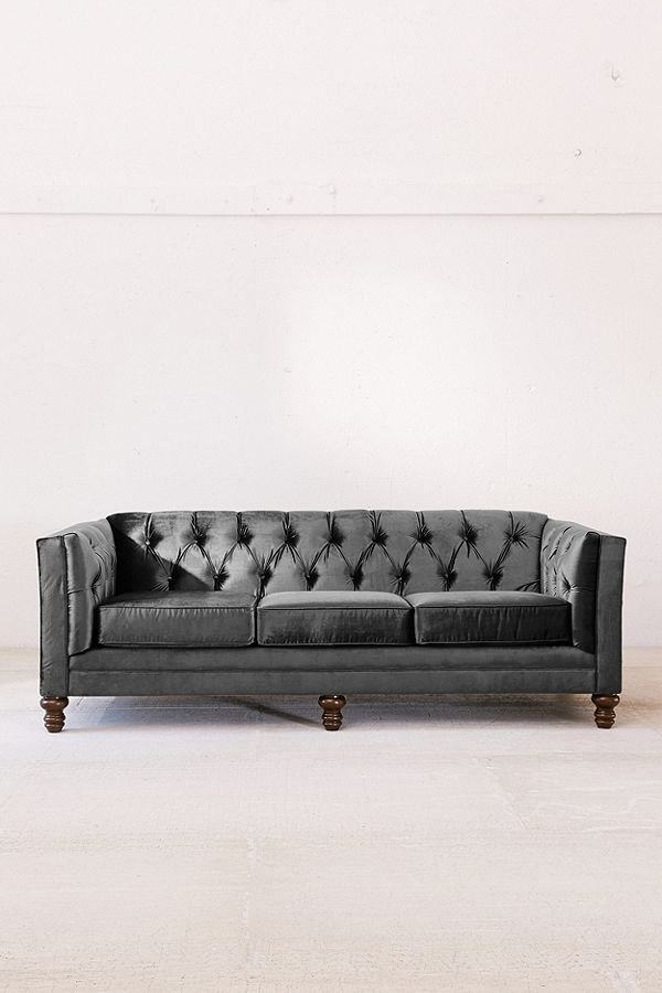 WEST Velvet Sofa-678 WEST Velvet Sofa-678