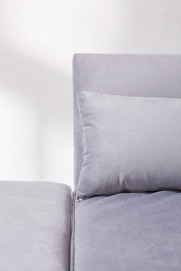 ALEXA Sectional Velvet Sofa-595 ALEXA Sectional Velvet Sofa-595