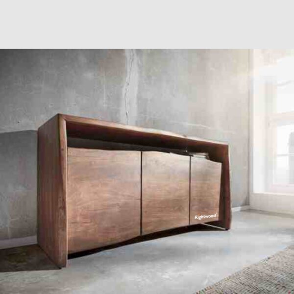 Wooden sideboard live edge