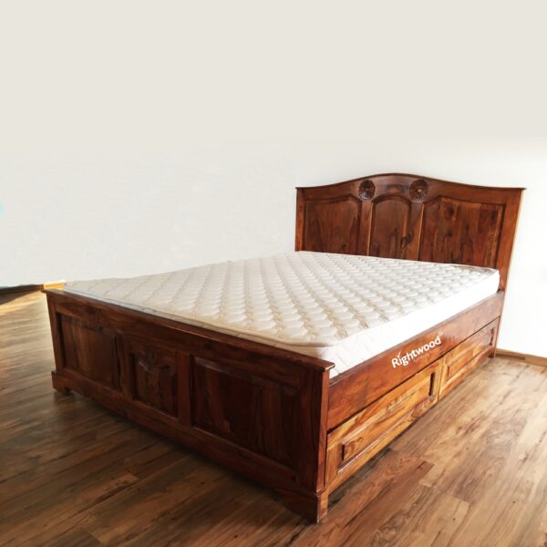 MANDALA Queen/King bed with storage-692