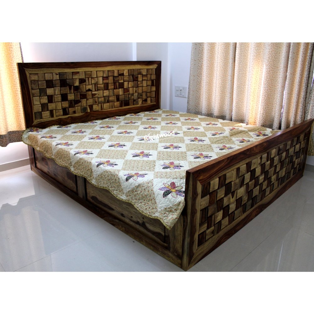WEAVE Queen/King bed with storage-695 WEAVE Queen/King bed with storage-695