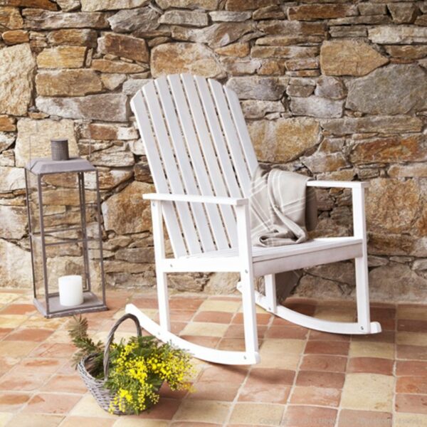 Wooden Rocking Chair Dove